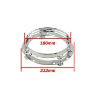 Adaptor pentru faruri cu led de la 9 la 7 inch chrome