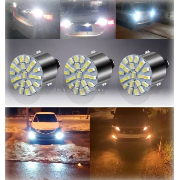 Bec LED auto P.Tip 10-OFF ROAD: 3014 22 SMD/12V/22W/2.000LM/IP67 Rezistent la apa