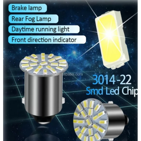Bec LED auto P.Tip 10-OFF ROAD: 3014 22 SMD/12V/22W/2.000LM/IP67 Rezistent la apa