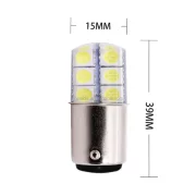 Bec LED auto P.Tip 22-OFF ROAD: 5050 12 SMD/12V/10W/2.000LM/IP67 Rezistent la apa