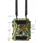 CAMERA DE VANATOARE 4G CU TRANSMISIE FOTO SI VIDEO