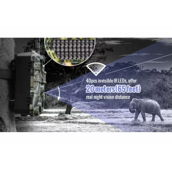 CAMERA DE VANATOARE 4G CU TRANSMISIE FOTO SI VIDEO