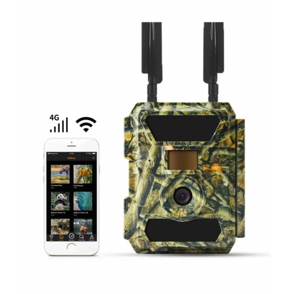 CAMERA DE VANATOARE 4G CU TRANSMISIE FOTO SI VIDEO