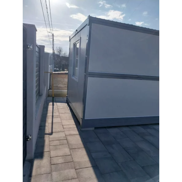 Container Pliabil gri antracit- geam temopan 5800 x 2500 x 2450 (L x l x H mm)