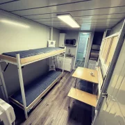 Container Pliabil gri antracit- geam temopan 5800 x 2500 x 2450 (L x l x H mm)