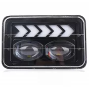 Far auto F.TIP 11-OFF ROAD: 7&quot;/45W / 5X7 (inch)/12V-24V/2700LM/ IP 67 Rezistent la apa, Semnalizare Dinamica