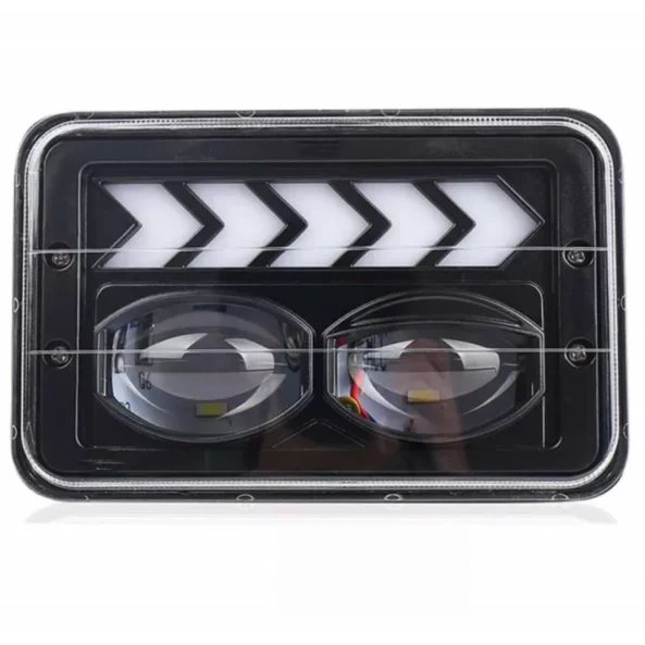 Far auto F.TIP 11-OFF ROAD: 7&quot;/45W / 5X7 (inch)/12V-24V/2700LM/ IP 67 Rezistent la apa, Semnalizare Dinamica