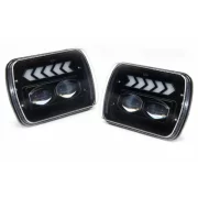 Far auto F.TIP 11-OFF ROAD: 7&quot;/45W / 5X7 (inch)/12V-24V/2700LM/ IP 67 Rezistent la apa, Semnalizare Dinamica