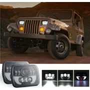 Far auto F.TIP 16-OFF ROAD: 7&quot;/90W / 5X7 (inch)/12V-24V/30.000LM/ IP 68 Rezistent la apa