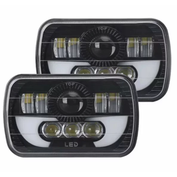 Far auto F.TIP 16-OFF ROAD: 7&quot;/90W / 5X7 (inch)/12V-24V/30.000LM/ IP 68 Rezistent la apa