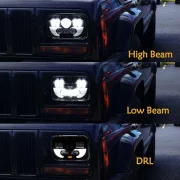 Far auto F.TIP 16-OFF ROAD: 7&quot;/90W / 5X7 (inch)/12V-24V/30.000LM/ IP 68 Rezistent la apa