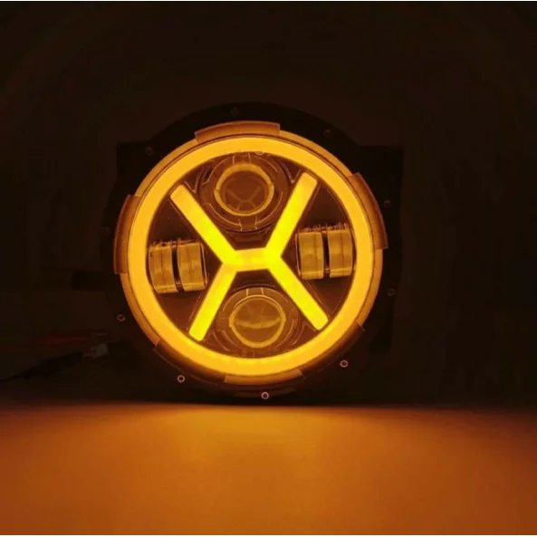 Far auto F.TIP 3-OFF ROAD: 7&quot;/65W / 12V-24V/30.000LM/ IP 67 Rezistent la apa