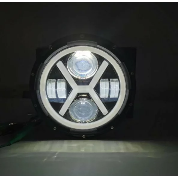 Far auto F.TIP 3-OFF ROAD: 7&quot;/65W / 12V-24V/30.000LM/ IP 67 Rezistent la apa