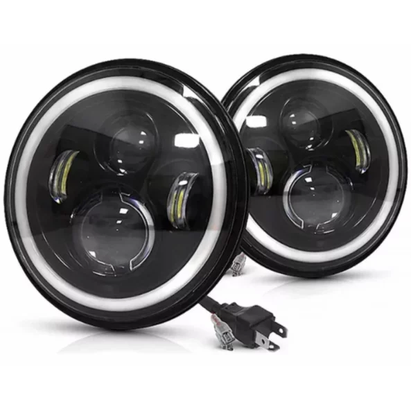 Far auto F.TIP 4-OFF ROAD: 7&quot;/75W / 12V-24V /10.000LM /IP 68 Rezistent la apa