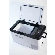 FRIGIDER AUTO CU COMPRESOR SMART COOLER 25L, 12/24/220V, CU DISPLAY LCD SI BLUETOOTH, TRANSFORMATOR 220V INCLUS, TAXA VERDE INCLUSA