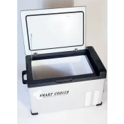 FRIGIDER AUTO CU COMPRESOR SMART COOLER 30L , 12/24/220V, CU DISPLAY LCD SI BLUETOOTH, TRANSFORMATOR 220V INCLUS, TAXA VERDE INCLUSA