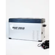 FRIGIDER AUTO CU COMPRESOR SMART COOLER 30L , 12/24/220V, CU DISPLAY LCD SI BLUETOOTH, TRANSFORMATOR 220V INCLUS, TAXA VERDE INCLUSA