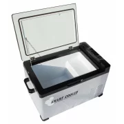 FRIGIDER AUTO CU COMPRESOR SMART COOLER 40L , 12/24/220V, CU DISPLAY LCD SI BLUETOOTH, TRANSFORMATOR 220V INCLUS, TAXA VERDE INCLUSA