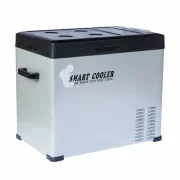 FRIGIDER AUTO CU COMPRESOR SMART COOLER 50L , 12/24/220V, CU DISPLAY LCD SI BLUETOOTH, TRANSFORMATOR 220V INCLUS, TAXA VERDE INCLUSA
