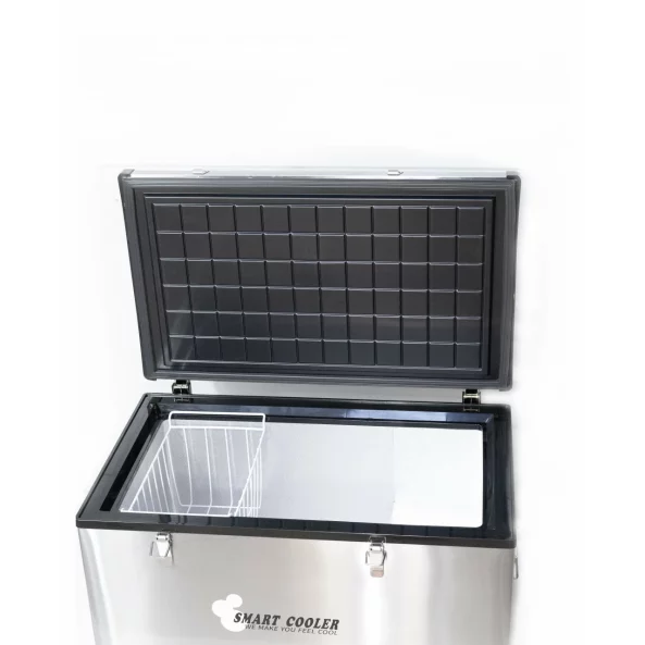 FRIGIDER AUTO CU COMPRESOR SMART COOLER BD110 , 110 L, 12/24/220V, CU DISPLAY LCD SI BLUETOOTH, TRANSFORMATOR 220V INCLUS, TAXA VERDE INCLUSA
