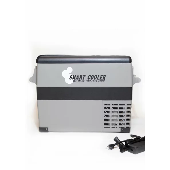 FRIGIDER AUTO CU COMPRESOR SMART COOLER CF45 , 12/24/220V, CU DISPLAY LCD SI BLUETOOTH, TRANSFORMATOR 220V INCLUS, TAXA VERDE INCLUSA