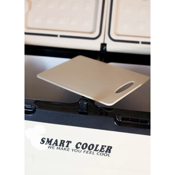 FRIGIDER AUTO CU COMPRESOR SMART COOLER, CU BLUETOOTH SI ZONA DUBLA DE RACIRE, CAPACITATE 55L, TRANSFORMATOR 220V INCLUS, TAXA VERDE INCLUSA