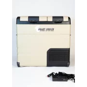 FRIGIDER AUTO CU COMPRESOR SMART COOLER, CU BLUETOOTH SI ZONA DUBLA DE RACIRE, CAPACITATE 55L, TRANSFORMATOR 220V INCLUS, TAXA VERDE INCLUSA