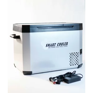 FRIGIDER AUTO CU COMPRESOR SMART COOLER, CU BLUETOOTH, ZONA DUBLA DE RACIRE, CAPACITATE 32.2L, TRANSFORMATOR 220V INCLUS, TAXA VERDE INCLUSA