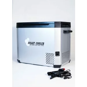 FRIGIDER AUTO CU COMPRESOR SMART COOLER, CU BLUETOOTH, ZONA DUBLA DE RACIRE, CAPACITATE 40.2L, TRANSFORMATOR 220V INCLUS, TAXA VERDE INCLUSA