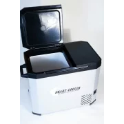 FRIGIDER AUTO CU COMPRESOR SMART COOLER, CU BLUETOOTH, ZONA DUBLA DE RACIRE, CAPACITATE 40.2L, TRANSFORMATOR 220V INCLUS, TAXA VERDE INCLUSA