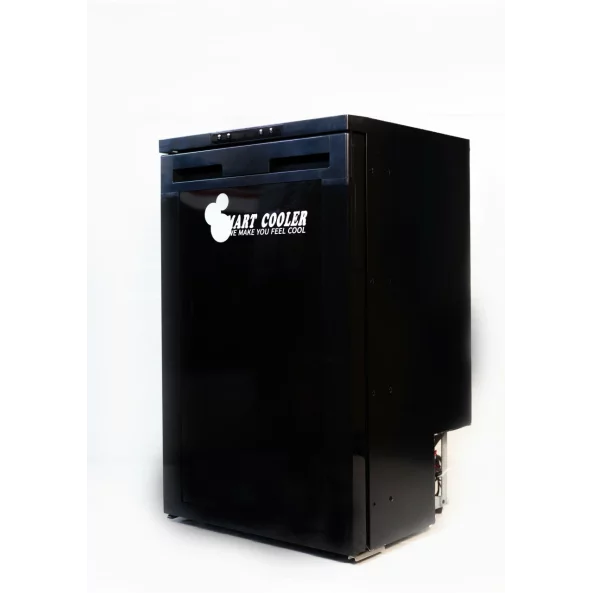 FRIGIDER AUTO VERTICAL CU COMPRESOR SMART COOLER CR85X, CAPACITATE 85L, 12V SI 24V, POTRIVIT PENTRU AUTORULOTA