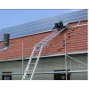 Lift de acoperis scara cu troliu 19m + carucior de transport pentru panouri fotovoltaice + carucior de transport marfa