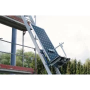 Lift de acoperis scara cu troliu 19m + carucior de transport pentru panouri fotovoltaice + carucior de transport marfa