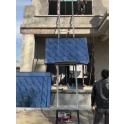 Lift electric cu carucior mobil si telecomanda pentru ridicare panouri solare fotovoltaice maxim 18 m