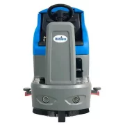 Masina de spalat pardoseli cu om la bord