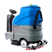 Masina de spalat pardoseli cu om la bord