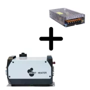 PACHET SIROCOU PORTABIL PATRAT ALB 12/24V + TRANSFORMATOR 220 15AH, TAXA VERDE INCLUSA