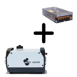 PACHET SIROCOU PORTABIL PATRAT ALB 12/24V + TRANSFORMATOR 220 15AH, TAXA VERDE INCLUSA