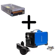 PACHET SIROCOU PORTABIL PATRAT ALBASTRU 12/24V + TRANSFORMATOR 220 15AH, TAXA VERDE INCLUSA