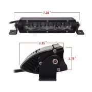Proiector LED auto P.TIP 18-OFF ROAD: 7&quot;/30W /2.000 LM/12V-24V/ IP 68 Rezistent la apa
