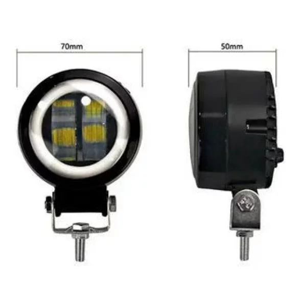 Proiector LED auto P.TIP 26-OFF ROAD: 3&quot;/20W /12V-24V/3.000 LM/ IP 68 Rezistent la apa