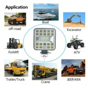 Proiector LED auto P.TIP 32-OFF ROAD: 4&quot;/87W /12V-24V/IP 67 Rezistent la apa