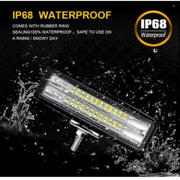 Proiector LED auto P.TIP 6-OFF ROAD: 6&quot;(150mm)/72W /12V-24V/4.000 LM/ IP 68 Rezistent la apa