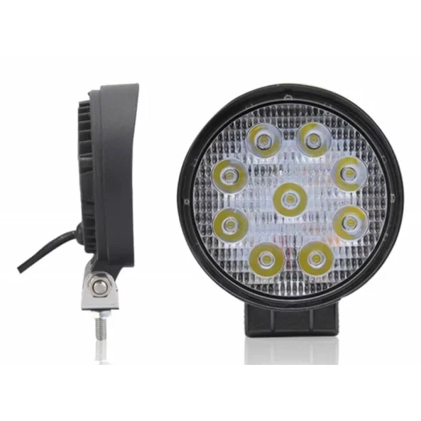 Proiector LED auto P.TIP 7-OFF ROAD: 4&quot;(110mm)/27W /12V-24V/4.000 LM/ IP 68 Rezistent la apa