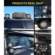 Proiector LED auto P.TIP 7-OFF ROAD: 4&quot;(110mm)/27W /12V-24V/4.000 LM/ IP 68 Rezistent la apa