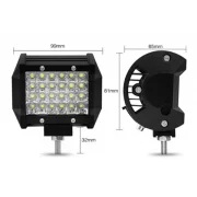 Proiector LED auto P.TIP 9-OFF ROAD: 4&quot;/72W /12V-24V/7.200 LM/ IP 68 Rezistent la apa