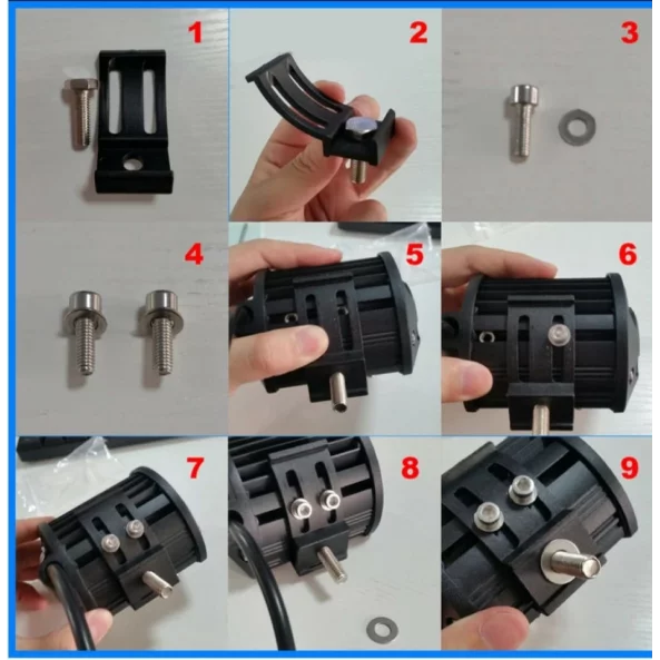 Proiector LED auto P.TIP 9-OFF ROAD: 4&quot;/72W /12V-24V/7.200 LM/ IP 68 Rezistent la apa