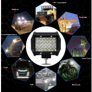 Proiector LED auto P.TIP 9-OFF ROAD: 4&quot;/72W /12V-24V/7.200 LM/ IP 68 Rezistent la apa