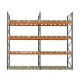 Raft pentru depozitare paleti 5670mm x Adancime 1100mm x Inaltime 5000mm, 3300kg/nivel/24europaleti
