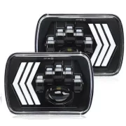 SET Faruri auto P.TIP 29-OFF ROAD: 7&quot;/90W / 5X7 (inch)/12V-24V/5.000LM/ IP 67 Rezistent la apa